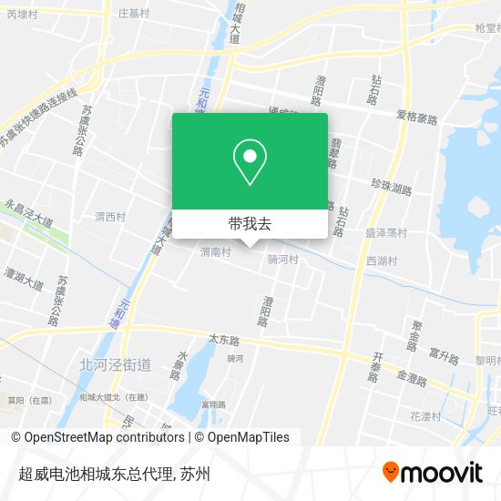 超威电池相城东总代理地图