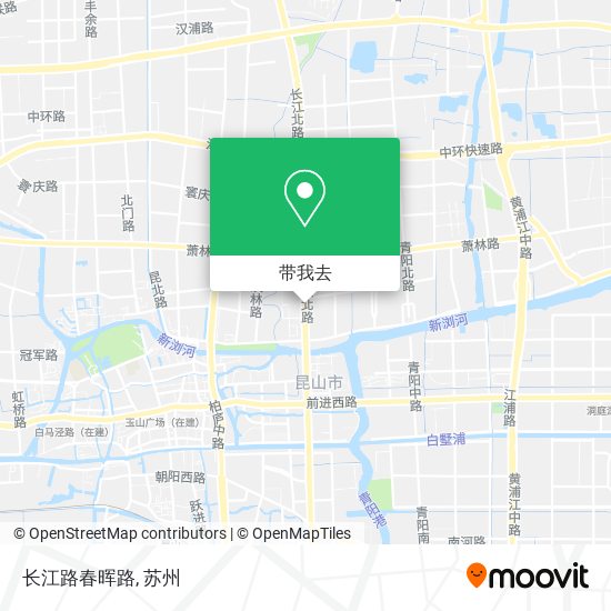 长江路春晖路地图