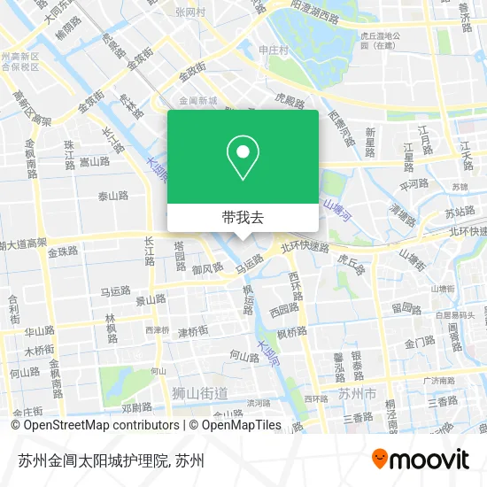 苏州金阊太阳城护理院地图