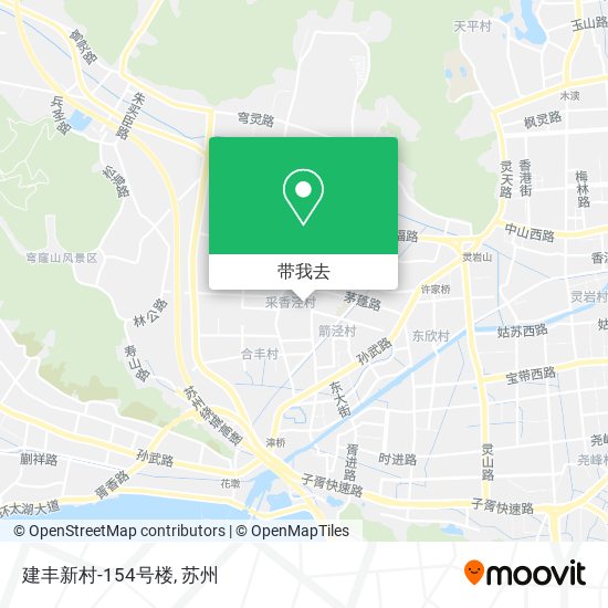 建丰新村-154号楼地图