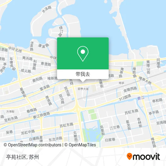 亭苑社区地图