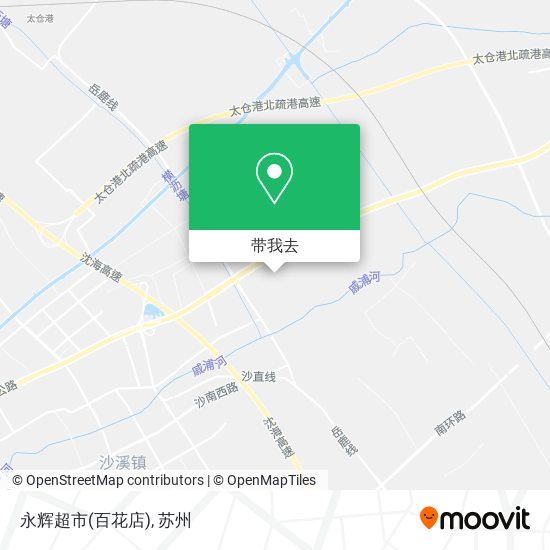 永辉超市(百花店)地图