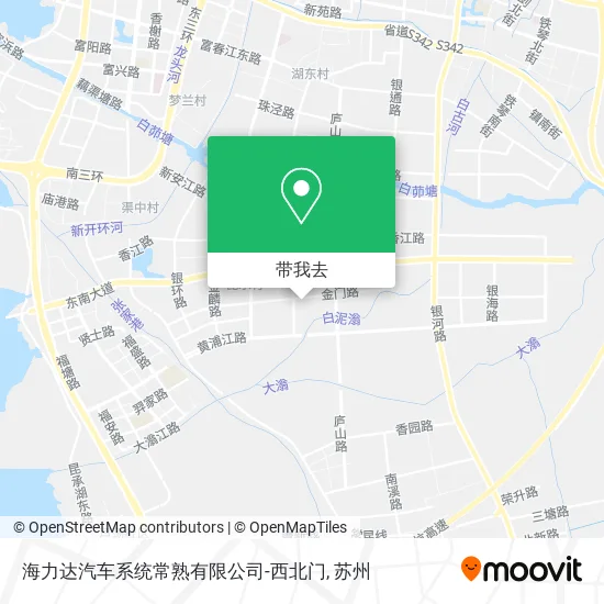 海力达汽车系统常熟有限公司-西北门地图