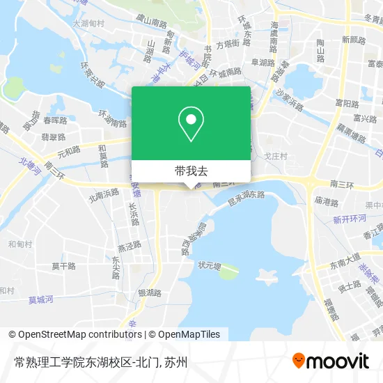 常熟理工学院东湖校区-北门地图