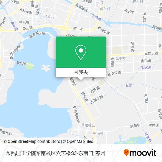 常熟理工学院东南校区六艺楼S3-东南门地图