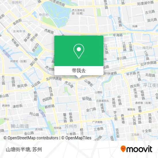 山塘街半塘地图