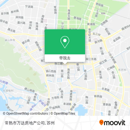 常熟市万达房地产公司地图