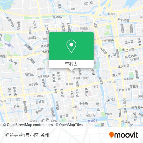 祥符寺巷1号小区地图