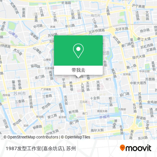 1987发型工作室(嘉余坊店)地图