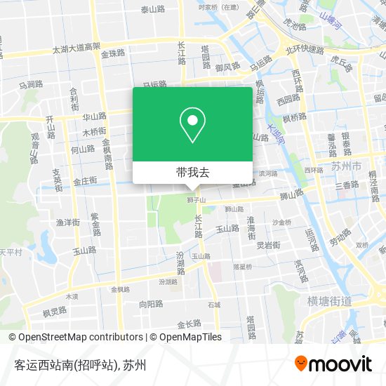 客运西站南(招呼站)地图