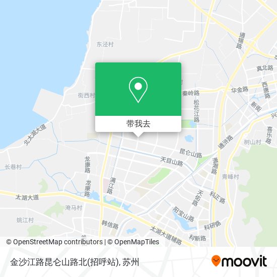 金沙江路昆仑山路北(招呼站)地图