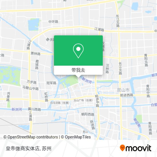 皇帝微商实体店地图