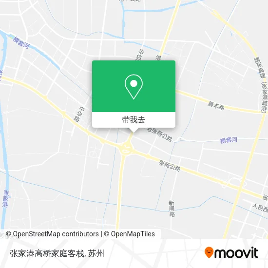 张家港高桥家庭客栈地图