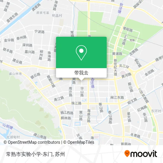 常熟市实验小学-东门地图