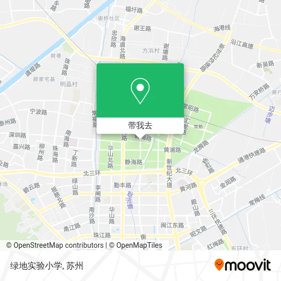 绿地实验小学地图