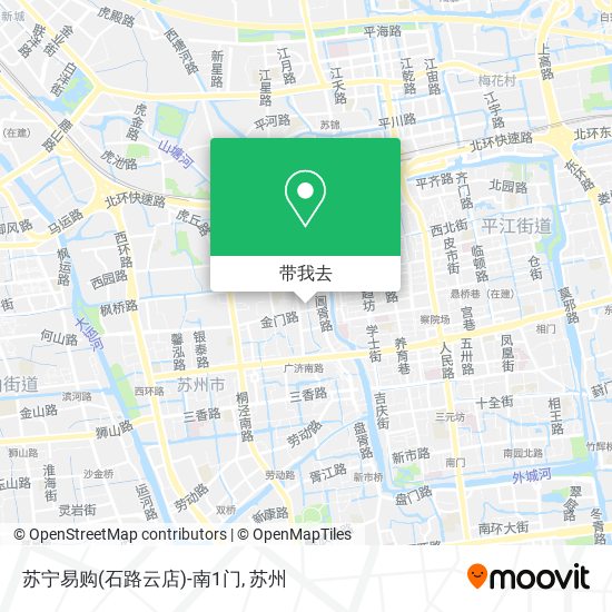 苏宁易购(石路云店)-南1门地图