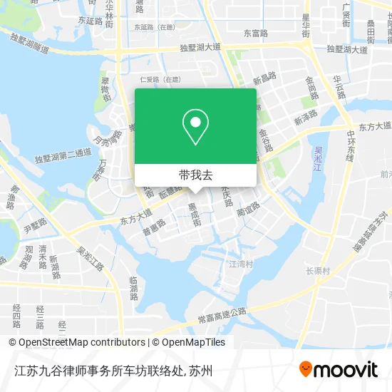 江苏九谷律师事务所车坊联络处地图