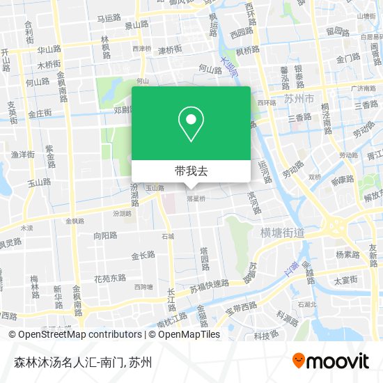 森林沐汤名人汇-南门地图