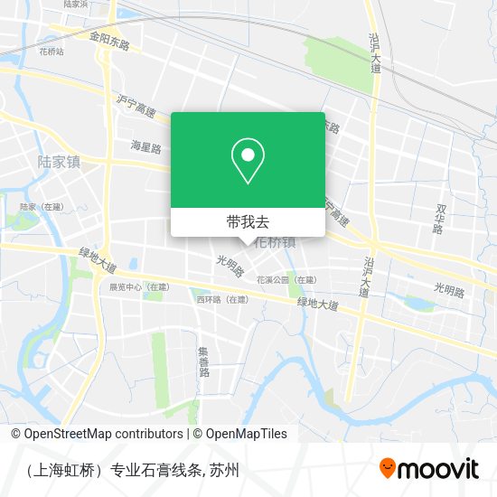 （上海虹桥）专业石膏线条地图