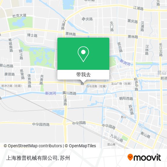 上海雅普机械有限公司地图