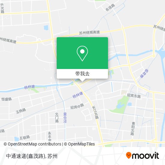 中通速递(鑫茂路)地图