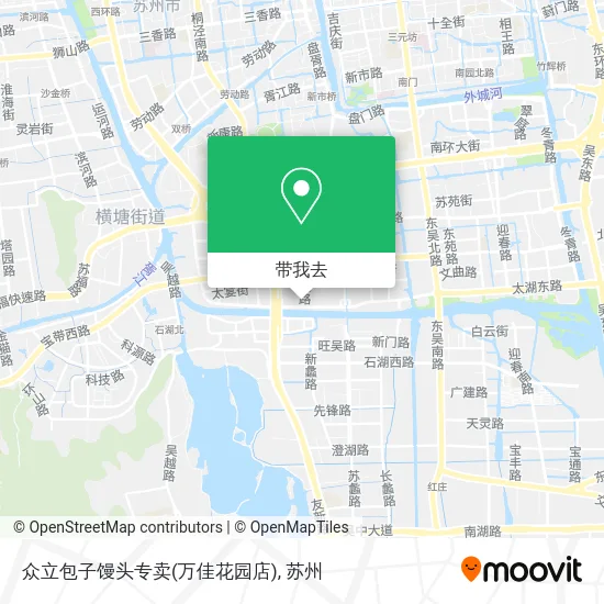 众立包子馒头专卖(万佳花园店)地图
