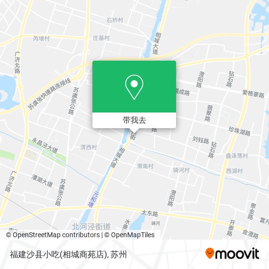 福建沙县小吃(相城商苑店)地图