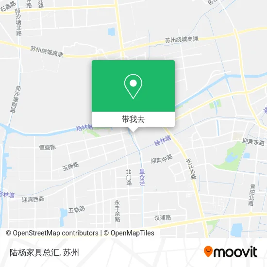 陆杨家具总汇地图