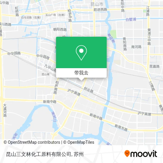 昆山三文林化工原料有限公司地图
