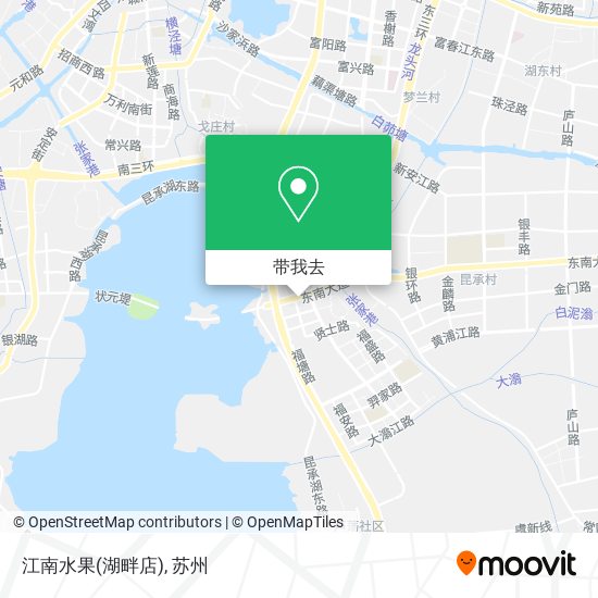 江南水果(湖畔店)地图