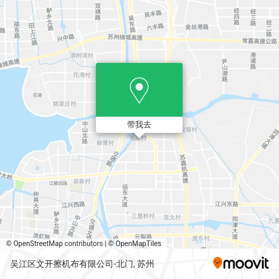 吴江区文开擦机布有限公司-北门地图