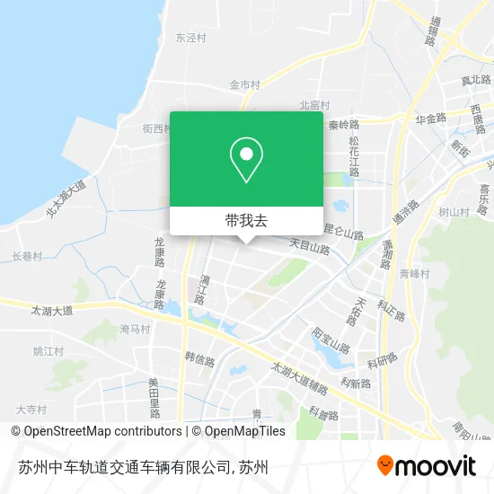 苏州中车轨道交通车辆有限公司地图