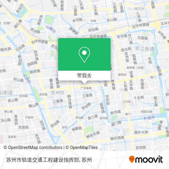 苏州市轨道交通工程建设指挥部地图