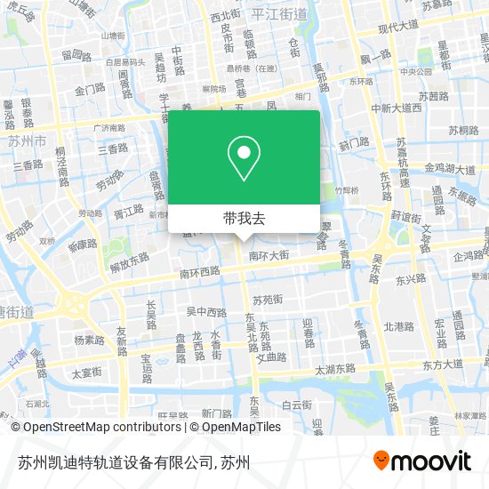 苏州凯迪特轨道设备有限公司地图