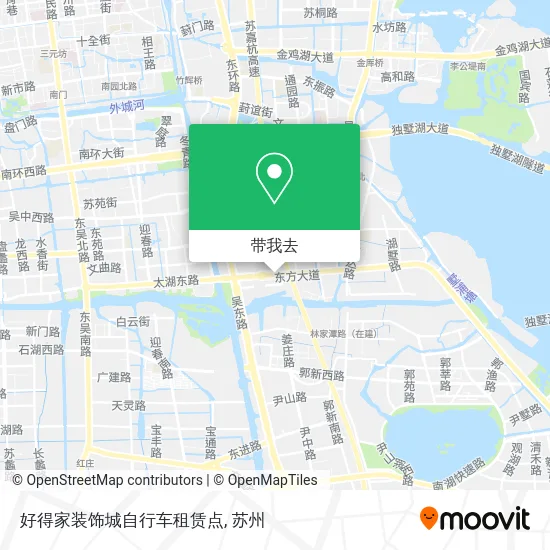 好得家装饰城自行车租赁点地图