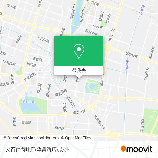 义百仁卤味店(华昌路店)地图