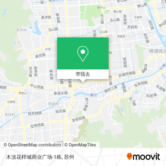 木渎花样城商业广场-1栋地图