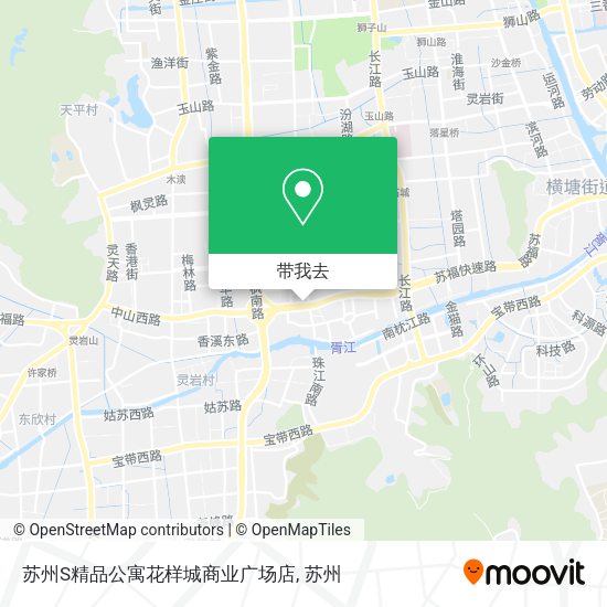 苏州S精品公寓花样城商业广场店地图