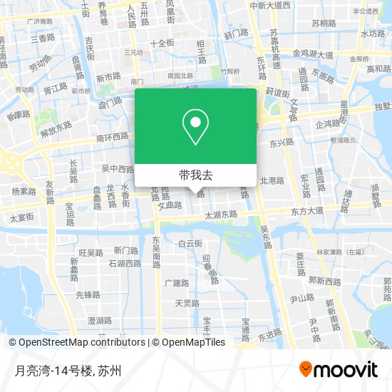 月亮湾-14号楼地图