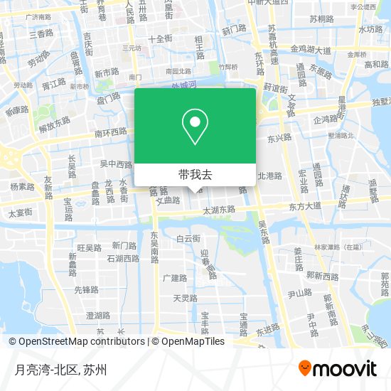 月亮湾-北区地图