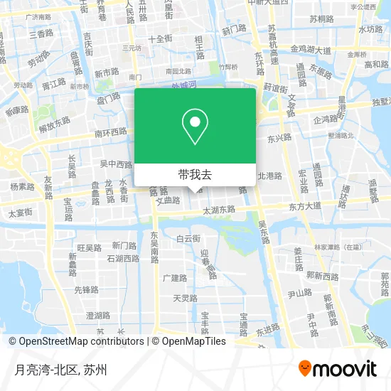 月亮湾-北区地图