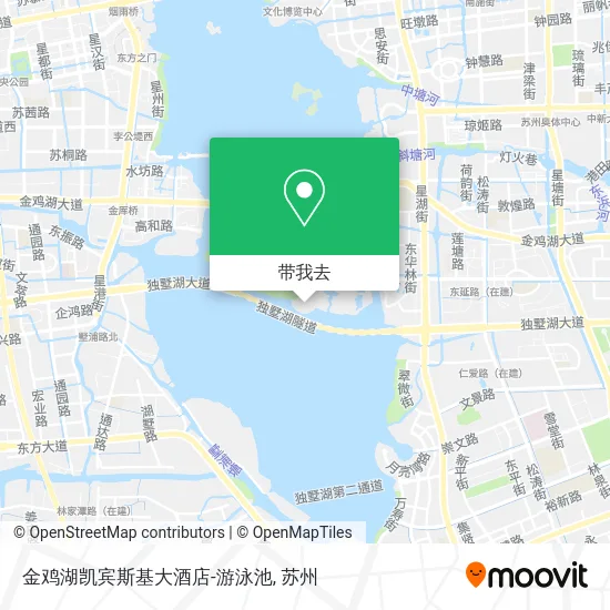 金鸡湖凯宾斯基大酒店-游泳池地图