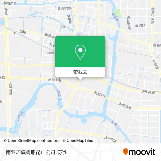 南亚环氧树脂昆山公司地图