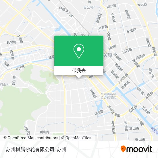 苏州树脂砂轮有限公司地图