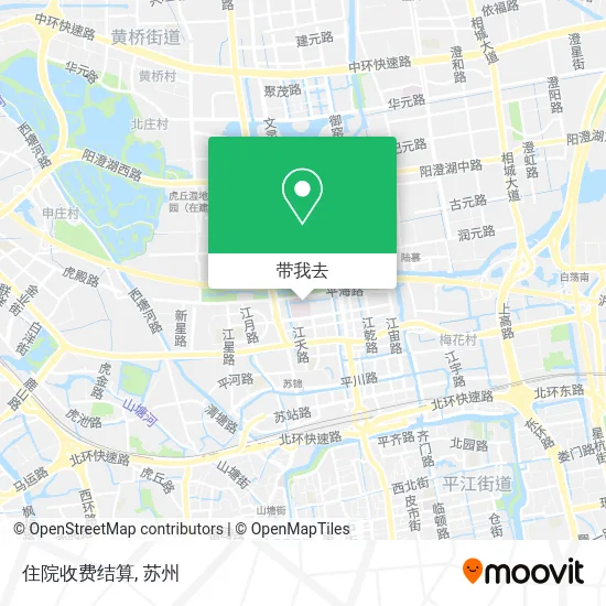 住院收费结算地图