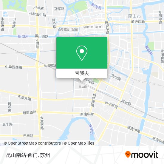 昆山南站-西门地图