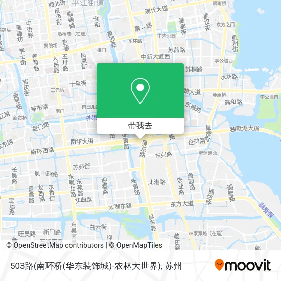 503路(南环桥(华东装饰城)-农林大世界)地图