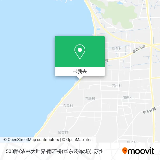 503路(农林大世界-南环桥(华东装饰城))地图