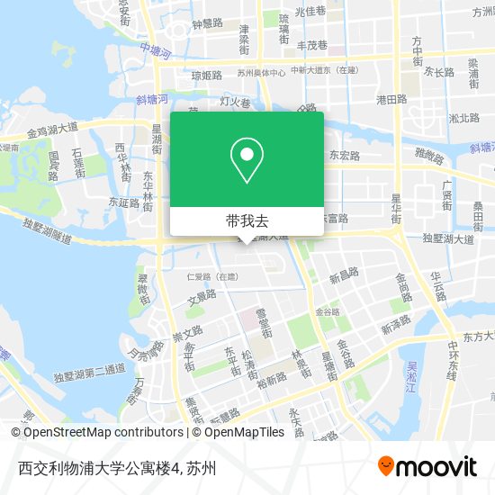 西交利物浦大学公寓楼4地图