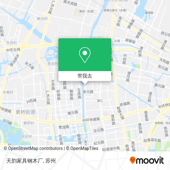 天韵家具钢木厂地图